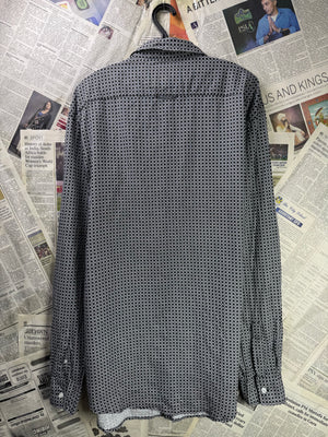 Jachs Co.® Large | Chest: 23.5" | Black & White | Shirt | Cotton | 3351 - Genuine Maal