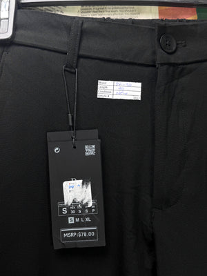 Denim&Flower® Waist: 28" to 30" | Black | Dress Pants | Poly - Visc - Spandex | 1341 - Genuine Maal