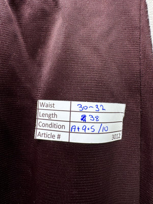 Illusive® Waist: 30" to 32" | Red | Sports Trousers | Polyester | 3012 - Genuine Maal