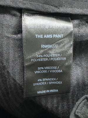 Denim&Flower® Waist: 28" to 30" | Black | Dress Pants | Poly - Visc - Spandex | 1341 - Genuine Maal