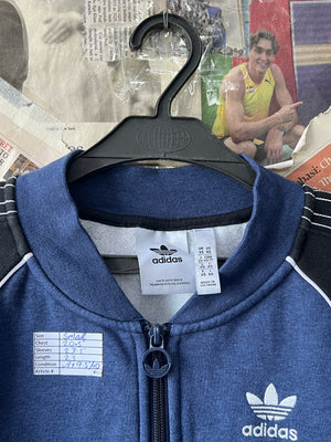 Adid*s® Small | Chest: 20.5" | Blue | Bomber Jacket | 685 - Genuine Maal