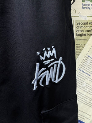 KWD® Waist: 28" to 30" | Black | Gym Trousers | Poly - Elastane | 3009 - Genuine Maal