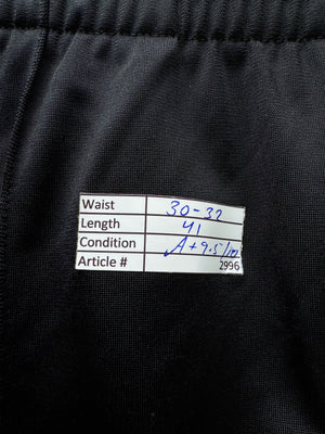 Adi*as® Waist: 30" to 32" | Black | Sports Trousers | Polyester | 2996 - Genuine Maal