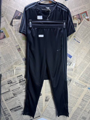 Adi*as® Small | Chest: 21" | Black | Tracksuit | Polyester | 4697 - Genuine Maal