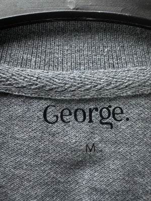 George® Medium | Chest: 21.5" | Grey | Polo Shirts | Cotton | 4869 - Genuine Maal