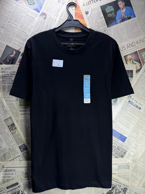 Primark® Small | Chest: 19" | Black | T-Shirt | Cotton - Elastane | 4694 - Genuine Maal