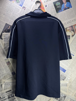River Island® Large | Chest: 23.5" | Black | Camp Shirt | Poly - Elastane | 4886 - Genuine Maal