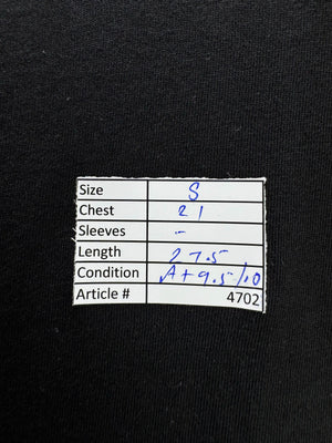 Super® Small | Chest: 21" | Black | T-Shirt | Cotton | 4702 - Genuine Maal