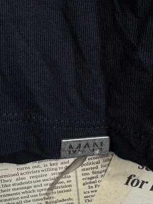 MAN® Medium | Chest: 21.5" | Black | T-Shirts | Cotton | 4878 - Genuine Maal