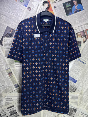 Kenzo Paris® Medium | Chest: 21.5" | Medallions Print | Polo | Polyamide - Elastane | Made in Portugal | 3532 - Genuine Maal