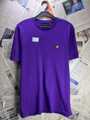 Lyle&Scott® Small | Chest: 21" | Purple | T-Shirt | Cotton | 4495 - Genuine Maal