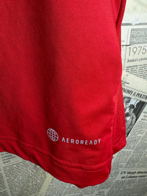 Adi*as® Medium | Chest: 22.5" | Red | Gym Track Suit | Poly - Elastane | 4680 - Genuine Maal