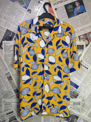 Primark® Medium | Chest: 22.5" | Floral | Hawaii Shirt | Viscose | 3548 - Genuine Maal