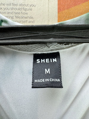Shein® Medium | Chest: 22.5" | White | T-Shirts | Polyester | 5095 - Genuine Maal