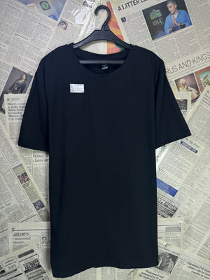 Manfinity® Medium | Chest: 22" | Black | Gym T-Shirt | Poly - Elastane | 3718 - Genuine Maal