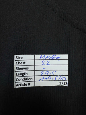 Manfinity® Medium | Chest: 22" | Black | Gym T-Shirt | Poly - Elastane | 3718 - Genuine Maal
