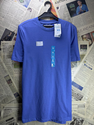 Primark® XS | Chest: 17.5" | Blue | T-Shirt | Poly - Cotton - Elastane | 5116 - Genuine Maal