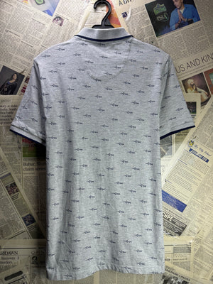 Next® Small | Chest: 19" | Grey | Polo Shirt | Cotton - Viscose | 5100 - Genuine Maal