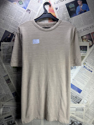 Primark® Medium | Chest: 22" | Tan | T-Shirts | Poly - Cotton | 4902 - Genuine Maal