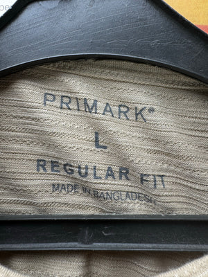 Primark® Medium | Chest: 22" | Tan | T-Shirts | Poly - Cotton | 4902 - Genuine Maal