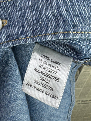 Sonoma® Large | Chest: 23.5" | Blue | Light Denim Shirt | 3966 - Genuine Maal