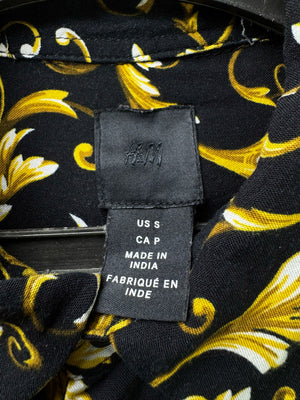 H&M® Small | Chest: 19" | Floral | Shirt | Viscose | 3763 - Genuine Maal