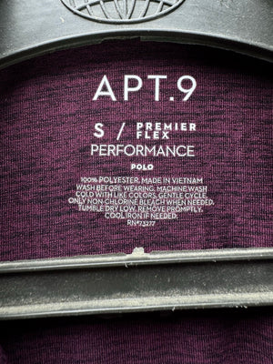 APT.9® XS | Chest: 18.5" | Purple | Golf Polo | Polyester | 4515 - Genuine Maal