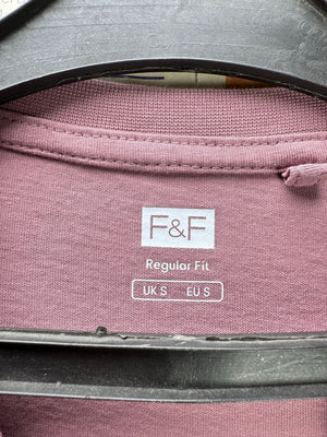 F&F® XS | Chest: 18" | Pink | T-Shirt | Polyester | 5290 - Genuine Maal