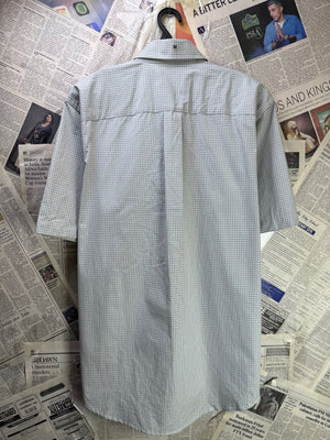 D*ckers® Medium | Chest: 22.5" | Grey Check | Shirt | Cotton - Poly | 3964 - Genuine Maal