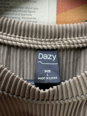 Dazy® Large | Chest: 23.5" | Tan | T-Shirt | Poly - Elastane | 5114 - Genuine Maal