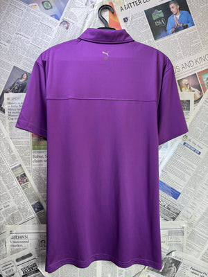 P*ma® Large | Chest: 23" | Dark Violet with Aztec Pattern | Golf Polo | Poly | 3960 - Genuine Maal