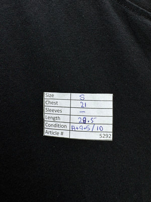 Inextenso® Small | Chest: 21" | Black | T-Shirt | Cotton | 5292 - Genuine Maal
