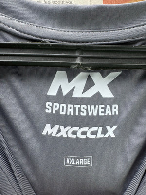 MX® Large | Chest: 24" | Grey | Sports T-Shirt | Polyester| 5128 - Genuine Maal