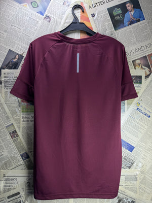 Workout® Small | Chest: 19" | Red | Sports T-Shirt | Polyester | 4940 - Genuine Maal