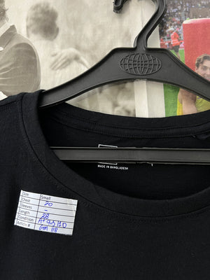 CLOTHING & CO.® Black | Small | Chest: 20" | T118 - Genuine Maal