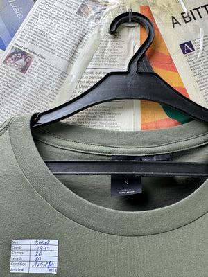 RAW® Small | Chest: 19.5" | Olive | Fullsleeves T-Shirt | Cotton | 4153 - Genuine Maal
