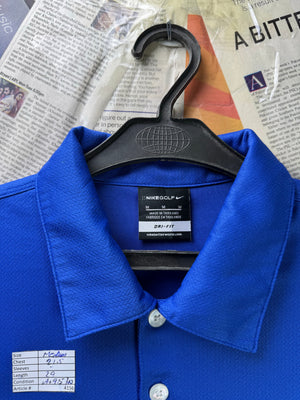 N*ke® Medium | Chest: 21.5" | Royal Blue | Golf Polo | Poly | 4156 - Genuine Maal