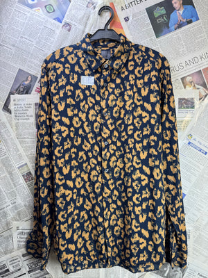 H&M® Small | Chest: 21" | Printed | Shirt | Cotton - Viscose | 4164 - Genuine Maal