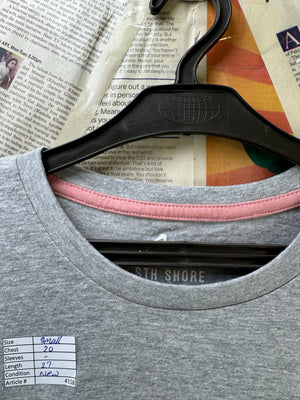 Sth Shore® Small | Chest: 20" | Grey | T-Shirt | Cotton - Viscose | 4158 - Genuine Maal
