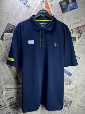 Stromberg® Large | Chest: 23" | Blue | Golf Polo | Poly - Elastane | 5134 - Genuine Maal
