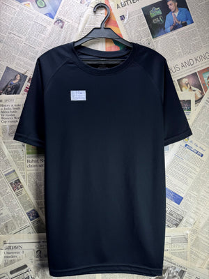 ® Small | Chest: 20" | Black | Sports T-Shirt | Polyester | 5341 - Genuine Maal