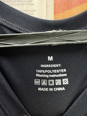 ® Small | Chest: 20" | Black | Sports T-Shirt | Polyester | 5341 - Genuine Maal
