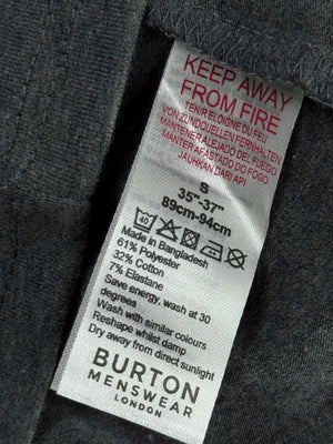 Burton® XS | Chest: 17" | Grey | T-Shirt | Cotton - Poly - Elastane | 3973 - Genuine Maal