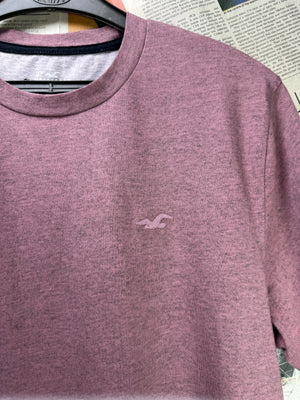 Hollister® Small | Chest: 20.5" | Pastel Peach | T-Shirt | Cotton | 3978 - Genuine Maal