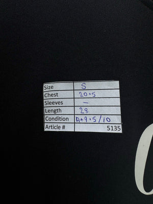 ® Small | Chest: 20.5" | Black | Gym T-Shirt | Polyester | 5135 - Genuine Maal