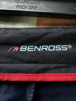 Benross® Waist: 34" | Blue | Golf Pants | Poly - Elastane | 2777 - Genuine Maal