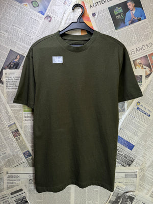 Primark® Small | Chest: 20" | Olive | T-Shirt | Cotton | 3986 - Genuine Maal