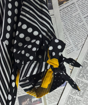 Armani® Small | Bust: 17.5" | Abstract Print | Wrap Maxi Dress | B1 - 5365 - Genuine Maal