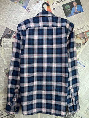 Timberland® Small | Chest: 20.5" | Blue Plaid | Shirt | Cotton | 4166 - Genuine Maal