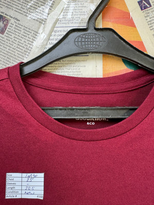 Goodfellow® Large | Chest: 23" | Blood Red | T-Shirt | Cotton - Poly | 4168 - Genuine Maal